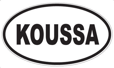 KOUSSA - Oval Magnet