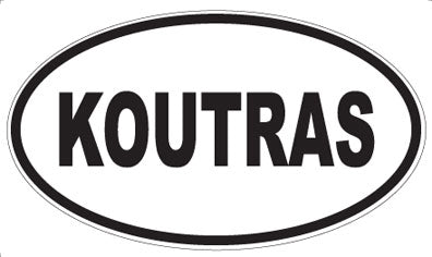 KOUTRAS - Oval Magnet