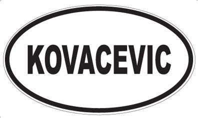 KOVACEVIC - Oval Magnet