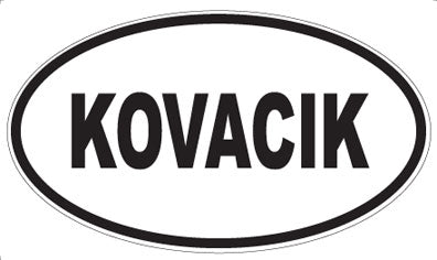KOVACIK - Oval Magnet