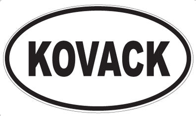 KOVACK - Oval Magnet