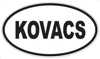 KOVACS - Oval Magnet
