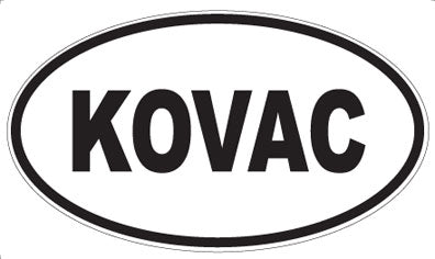 KOVAC - Oval Magnet