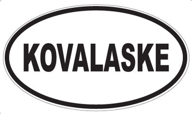 KOVALASKE - Oval Magnet