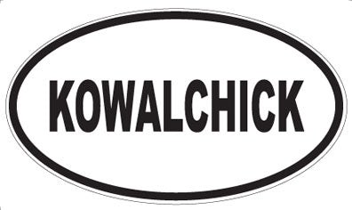 KOWALCHICK - Oval Magnet