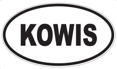 KOWIS - Oval Sticker