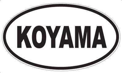 KOYAMA - Oval Sticker