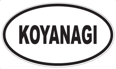 KOYANAGI - Oval Sticker