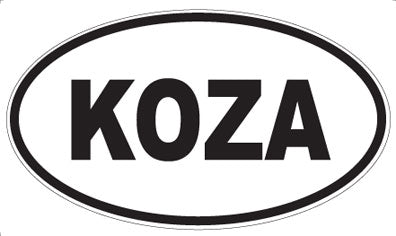 KOZA - Oval Magnet