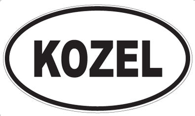 KOZEL - Oval Magnet