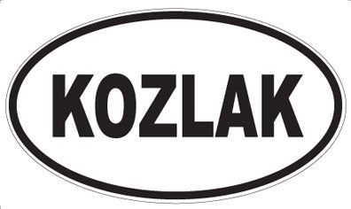 KOZLAK - Oval Magnet