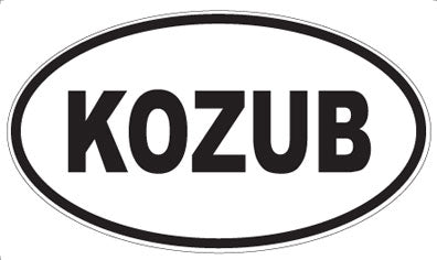 KOZUB - Oval Magnet
