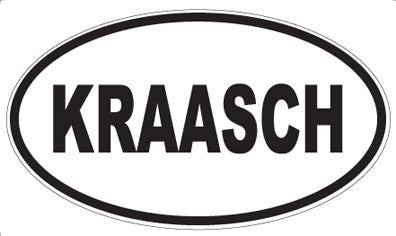 KRAASCH - Oval Magnet