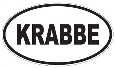 KRABBE - Oval Magnet