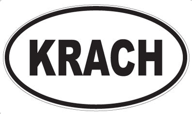 KRACH - Oval Magnet