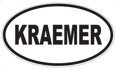 KRAEMER - Oval Magnet