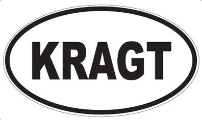 KRAGT - Oval Sticker