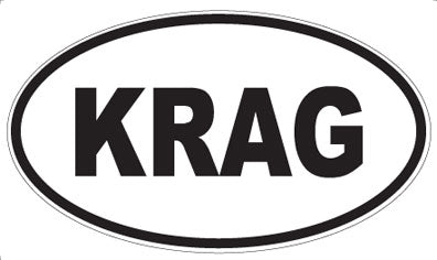 KRAG - Oval Magnet