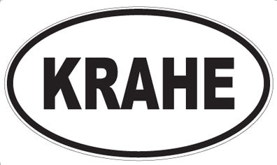 KRAHE - Oval Magnet