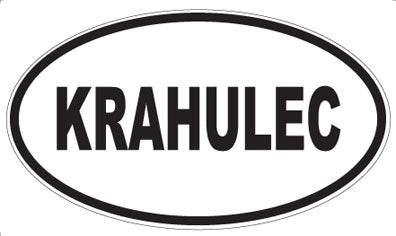 KRAHULEC - Oval Magnet