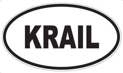 KRAIL - Oval Magnet