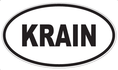 KRAIN - Oval Magnet