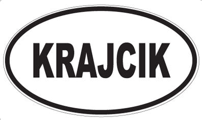KRAJCIK - Oval Magnet