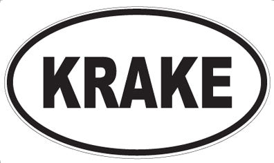 KRAKE - Oval Magnet