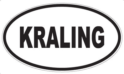 KRALING - Oval Magnet