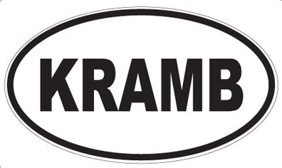 KRAMB - Oval Sticker
