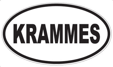 KRAMMES - Oval Magnet
