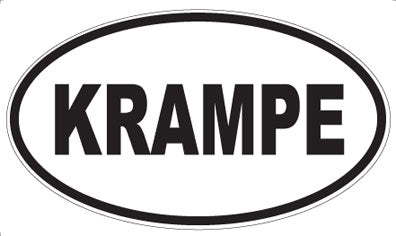KRAMPE - Oval Sticker