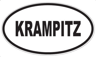 KRAMPITZ - Oval Magnet