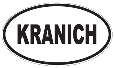 KRANICH - Oval Magnet