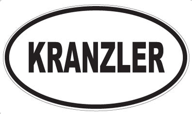 KRANZLER - Oval Magnet