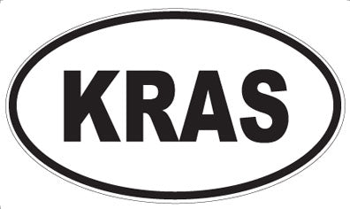 KRAS - Oval Sticker