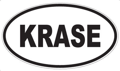 KRASE - Oval Magnet
