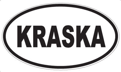 KRASKA - Oval Magnet