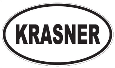 KRASNER - Oval Magnet
