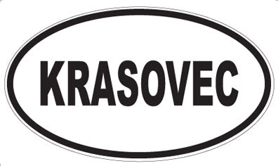 KRASOVEC - Oval Magnet