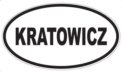 KRATOWICZ - Oval Magnet