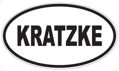 KRATZKE - Oval Magnet