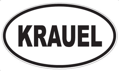 KRAUEL - Oval Magnet