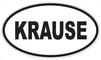 KRAUSE - Oval Sticker