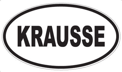 KRAUSSE - Oval Magnet