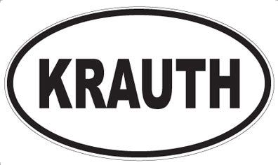 KRAUTH - Oval Magnet