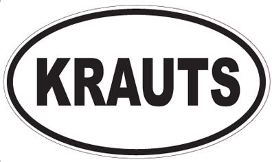 KRAUTS - Oval Sticker