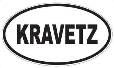 KRAVETZ - Oval Magnet