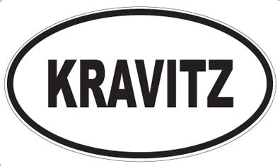 KRAVITZ - Oval Magnet