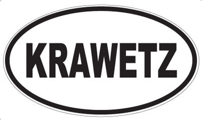KRAWETZ - Oval Magnet